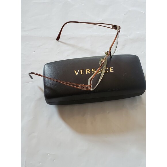 Versace MOD.1092-B 1045 Glasses Sunglasses Frames Brown Rhinestones Medusa Head main image 8